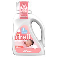Dreft Stage 1 Newborn Baby Liquid Laundry Detergent 32 Loads - 46 Fl. Oz. - Image 2