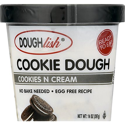 Doughlish Cookie Dough Cookie & Cream - 14 OZ - Image 2