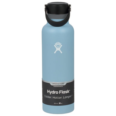 Hydro Flask Standard Mouth Water Bottle with Flex Cap Rain 21oz/621ml 