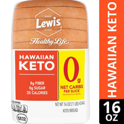 Lewis Bake Shop Healthy Life Keto Hawaiian Bread - 16 OZ - Image 2