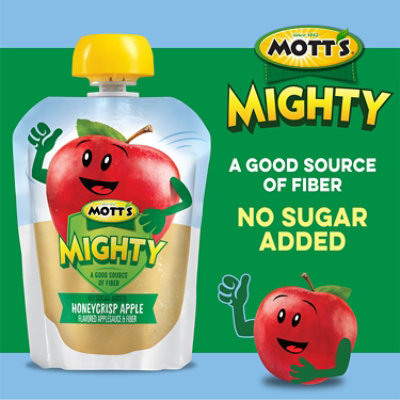 Mott's Mighty Honeycrisp Apple Applesauce Clear Pouches- 12-3.2 Oz - Image 5