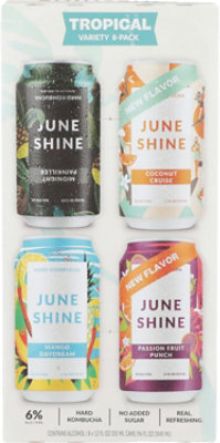 JuneShine Hard Kombucha Variety Pack - 8-12 Fl. Oz. - Image 1