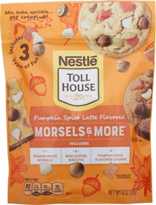 Nestle Toll House Pumpkin Spice Latte Morsels & More - 8 Oz - Image 2