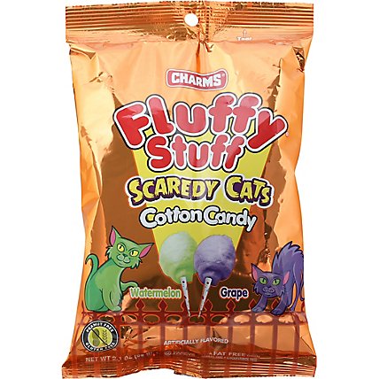 Fluffy Stuff Scaredy Cats Cotton Candy - 2.1OZ - Image 2