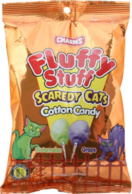 Fluffy Stuff Scaredy Cats Cotton Candy - 2.1OZ - Image 2