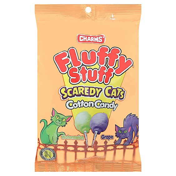Fluffy Stuff Scaredy Cats Cotton Candy - 2.1OZ