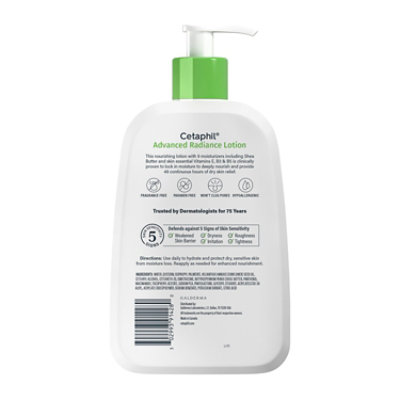 Cetaphil Advanced Relief Lotion with Shea Butter Continuously Dry Sensitive Skin - 16 FZ - Image 7