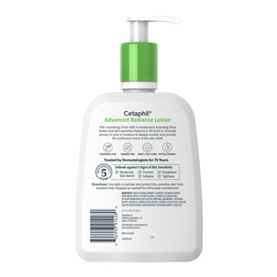 Cetaphil Advanced Relief Lotion with Shea Butter Continuously Dry Sensitive Skin - 16 FZ - Image 6