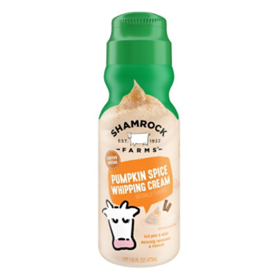 Shamrock Farms Whip Cream Pumpkin - 16 OZ - Image 1