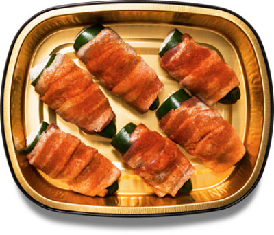 ReadyMeals Bacon Wrapped Stuffed Jalapenos - 1 Lb - Image 1