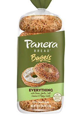 Panera Bread Everything Bagels - 18 OZ