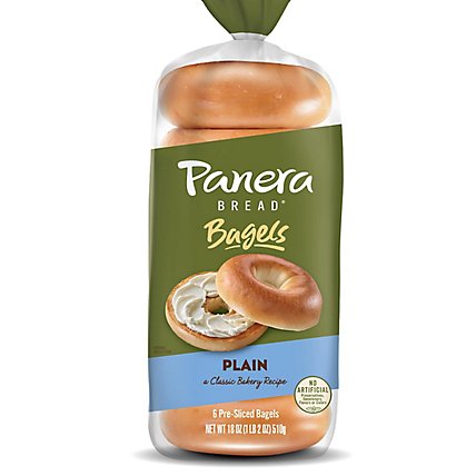Panera Bread Plain Bagels - 18 OZ - Image 2