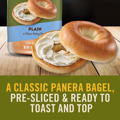 Panera Bread Plain Bagels - 18 OZ - Image 2