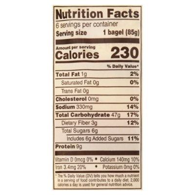 Panera Bread Plain Bagels - 18 OZ - Image 5