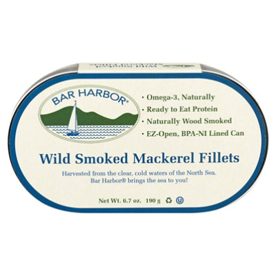 Bar Har Wild Smoked Mackerel Fillets - 6.7 Oz