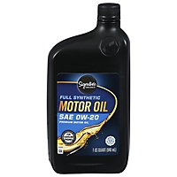 Signature Select Motor Oil Full Synthetic Sae 0w-20 - 1 QT - Image 3