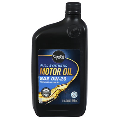 Signature SELECT Motor Oil Full Synthetic Sae 0w-20 - 1 QT - Image 3