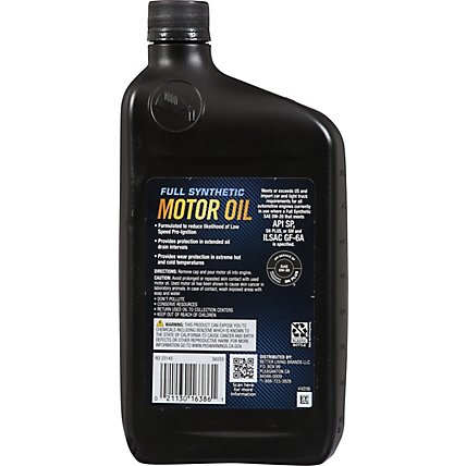 Signature Select Motor Oil Full Synthetic Sae 0w-20 - 1 QT - Image 4