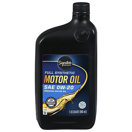Signature Select Motor Oil Full Synthetic Sae 0w-20 - 1 QT - Image 2