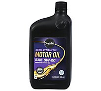 Signature Select Motor Oil Semi Synthetic Sae 5w-20 - 1 QT