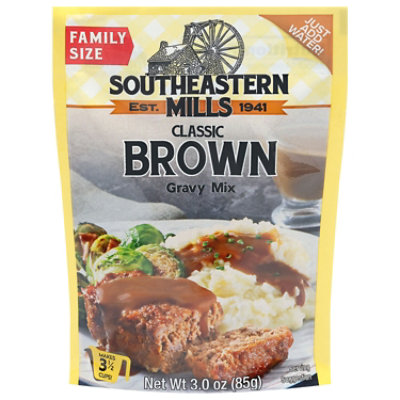 Se Mills Classic Brown Gravy Mix - 3 OZ - Image 3