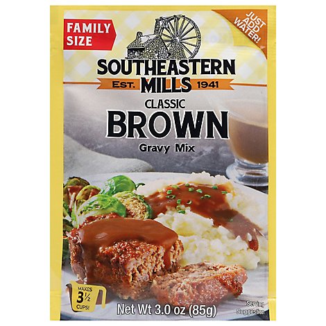 Se Mills Classic Brown Gravy Mix - 3 OZ
