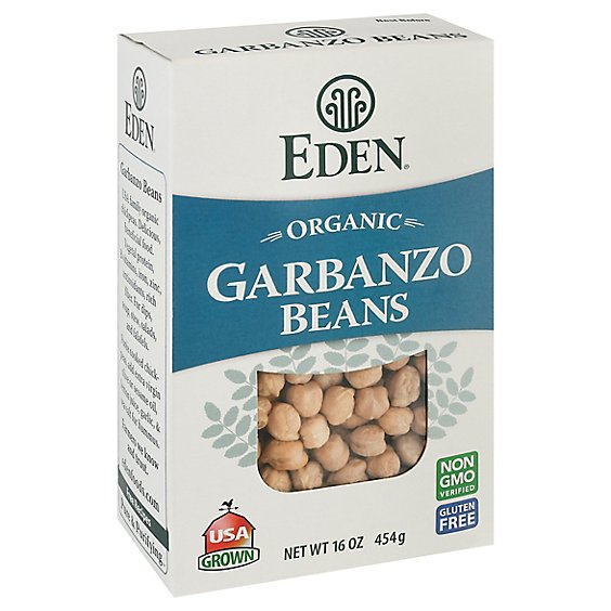 Eden Organic Dry Garbanzo Beans - 16 Oz