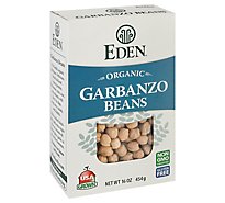 Eden Organic Dry Garbanzo Beans - 16 Oz