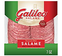 Galileo Salame Deli Thin Sliced Italian Dry Salame 7 Oz. - EA