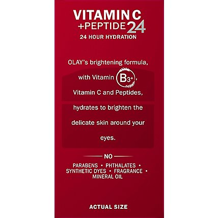 Olay Vitamin C + Peptide 24 Fragrance Free Eye Cream - 0.5 Oz - Image 5