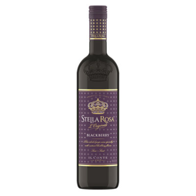 Stella Rosa Blackberry Flavored Italian Wine - 750 Ml - Image 1