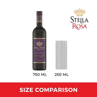Stella Rosa Blackberry Flavored Italian Wine - 750 Ml - Image 4