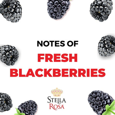 Stella Rosa Blackberry Flavored Italian Wine - 750 Ml - Image 3