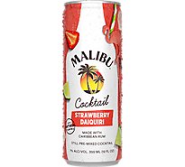 Malibu Rum Strawberry Daquiri Cans Pack - 4-355 ML