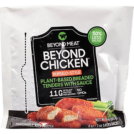 Beyond Meat Chicken Plant Based Breaded Tenders With Buffalo Style Sauce - 10 Oz - Image 2