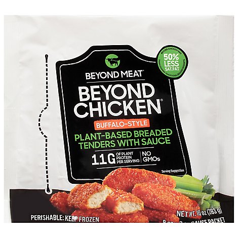 Beyond Meat Chicken Plant Based Breaded Tenders With Buffalo Style Sauce - 10 Oz
