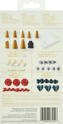 17 Piece Decorating Tip Set With Bags And Coupler - 17 CT - Image 4