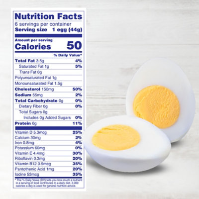 Eggland's Best Cage Free Hard Cooked Eggs - 6 Count - Image 2