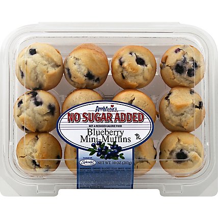 Ann Maries Sugar Free Blueberry Mini Muffins - 10 Oz - Image 2