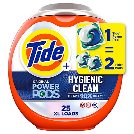Tide Mega Pod Original Hd Hygienic Clean - 25 CT