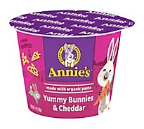 Annies Yummy Bunnies & Cheddar Pasta & Cheese Micro Cup - 1.4 OZ
