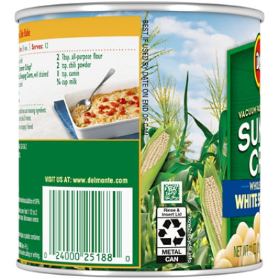 Del Monte Summer Crisp White Shoepeg Corn - 11 OZ - Image 2