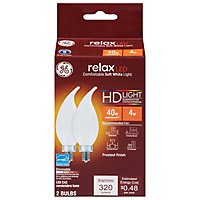 Ge 40w Led Relax Frosted - 2 CT - Image 1