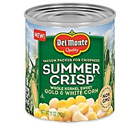 Del Monte Summer Crisp Whole Kernel Gold And White Corn - 11 OZ