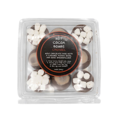 Total Cluster Fudge Caramel Hot Cocoa Bombs -14 Oz