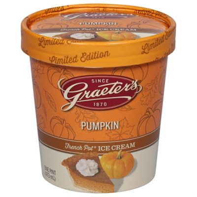 Graeters Limited Edition Pumpkin Pie Handcrafted Ice Cream - 16 FZ - Image 3