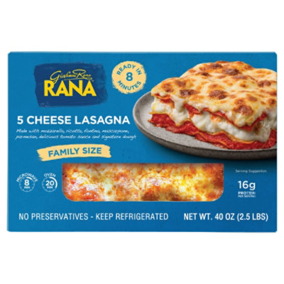 Giovanni Rana Five Cheese Lasagna - 40 OZ - Image 3