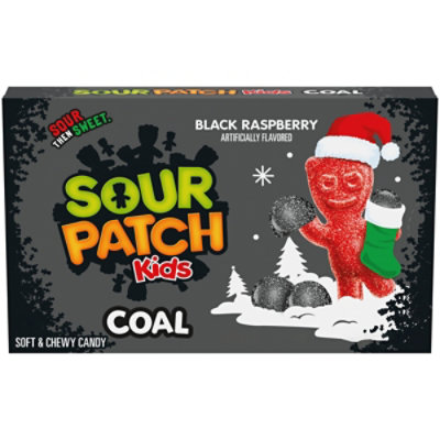 Sour Patch Kids Coal Theater Box - 3.1 Oz