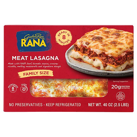 Giovanni Rana Meat Lasagna - 40 OZ