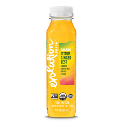 Evolution Fresh Organic Citrus Ginger Zest Cold Pressed Fruit & Vegetable Juice Blend - 11 Fl. Oz. - Image 1